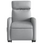 Sillón eléctrico reclinable elevable de tela gris claro de , Sillones - Ref: Foro24-3206717, Precio: 286,99 €, Descuento: %