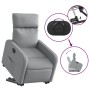 Sillón eléctrico reclinable elevable de tela gris claro de , Sillones - Ref: Foro24-3206717, Precio: 286,99 €, Descuento: %