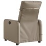 Sillón reclinable de masaje eléctrico cuero sintético capuchino de , Sillones - Ref: Foro24-3206748, Precio: 256,35 €, Descue...