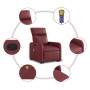 Sillón reclinable de masaje de pie cuero artificial rojo tinto de , Sillones - Ref: Foro24-3206760, Precio: 279,07 €, Descuen...