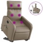 Cappuccino-Fußmassagesessel aus Kunstleder von , Sessel - Ref: Foro24-3206762, Preis: 278,29 €, Rabatt: %