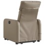 Sillón reclinable masaje pie cuero artificial color capuchino de , Sillones - Ref: Foro24-3206762, Precio: 278,29 €, Descuent...