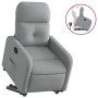 Sillón reclinable elevable de tela gris claro de , Sillones - Ref: Foro24-3206795, Precio: 261,54 €, Descuento: %