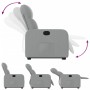 Sillón reclinable elevable de tela gris claro de , Sillones - Ref: Foro24-3206795, Precio: 261,54 €, Descuento: %