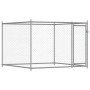 Jaula de perros con puertas acero galvanizado gris 6x2x1,5 m de , Casetas y cercados para perros - Ref: Foro24-3209574, Preci...