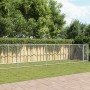 Hundekäfig mit Tür aus grau verzinktem Stahl 10x2x1,5 m von , Hundehütten und Zäune - Ref: Foro24-3209581, Preis: 377,02 €, R...