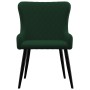 Sillas comedor 2 unidades de terciopelo verde de vidaXL, Sillas de comedor - Ref: Foro24-282526, Precio: 170,84 €, Descuento: %