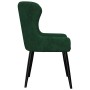 Sillas comedor 2 unidades de terciopelo verde de vidaXL, Sillas de comedor - Ref: Foro24-282526, Precio: 170,84 €, Descuento: %