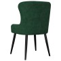 Sillas comedor 2 unidades de terciopelo verde de vidaXL, Sillas de comedor - Ref: Foro24-282526, Precio: 170,84 €, Descuento: %