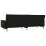 Sofá cama de 2 plazas con dos almohadas tela marrón oscuro de , Sofás - Ref: Foro24-375745, Precio: 249,41 €, Descuento: %