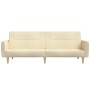 Cream-colored 2-seater sofa bed. by , Sofas - Ref: Foro24-375787, Price: 215,08 €, Discount: %