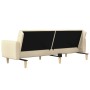 Cream-colored 2-seater sofa bed. by , Sofas - Ref: Foro24-375787, Price: 215,08 €, Discount: %