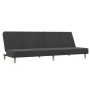 Sofá cama de 2 plazas tela gris oscuro de , Sofás - Ref: Foro24-375724, Precio: 209,92 €, Descuento: %