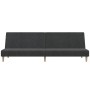 Sofá cama de 2 plazas tela gris oscuro de , Sofás - Ref: Foro24-375724, Precio: 209,92 €, Descuento: %