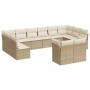 Garden sofa set 12 pieces and brown synthetic rattan cushions by , Garden sets - Ref: Foro24-3250267, Price: 1,00 €, Discount: %