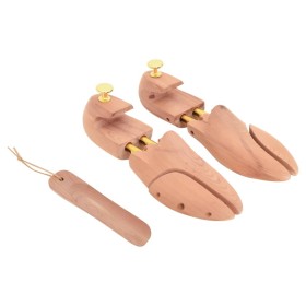 Shoe stretcher with shoe horn EU 38-39 solid cedar wood by , Shoe lasts and stretchers - Ref: Foro24-155232, Price: 24,99 €, ...