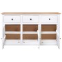 Aparador de madera de pino estilo Panamá blanco 135x40x80 cm de vidaXL, Aparadores - Ref: Foro24-282705, Precio: 279,16 €, De...