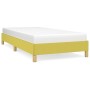 Estructura de cama de tela verde 80x200 cm de , Camas y somieres - Ref: Foro24-346777, Precio: 72,99 €, Descuento: %