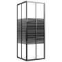 Black ESG striped shower cabin 70x70x180 cm by , shower doors - Ref: Foro24-151847, Price: 237,16 €, Discount: %