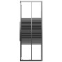 Black ESG striped shower cabin 70x70x180 cm by , shower doors - Ref: Foro24-151847, Price: 237,16 €, Discount: %