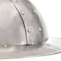 Replica of an ancient medieval knight helmet LARP steel silver by , Collectible weapons - Ref: Foro24-286213, Price: 65,61 €,...