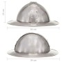 Replica of an ancient medieval knight helmet LARP steel silver by , Collectible weapons - Ref: Foro24-286213, Price: 65,61 €,...