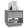 Concrete gray plywood bedside table 45x34x44 cm by vidaXL, Nightstands - Ref: Foro24-809520, Price: 43,99 €, Discount: %