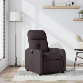 Dark brown fabric recliner by , Armchairs - Ref: Foro24-374202, Price: 205,99 €, Discount: %