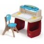 Step2 Deluxe Kids Art Desk with Stool by Step2, activity toys - Ref: Foro24-441713, Price: 195,02 €, Discount: %