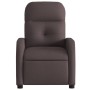 Sillón reclinable de tela marrón oscuro de , Sillones - Ref: Foro24-374202, Precio: 205,20 €, Descuento: %