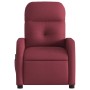 Sillón de masaje reclinable de tela color vino tinto de , Sillones - Ref: Foro24-374209, Precio: 227,30 €, Descuento: %