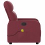 Sillón de masaje reclinable de tela color vino tinto de , Sillones - Ref: Foro24-374209, Precio: 227,30 €, Descuento: %