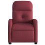 Sillón reclinable de tela rojo tinto de , Sillones - Ref: Foro24-374200, Precio: 207,83 €, Descuento: %