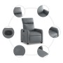 Sillón reclinable de cuero sintético gris de , Sillones - Ref: Foro24-374186, Precio: 213,72 €, Descuento: %