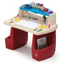 Step2 Deluxe Kids Art Desk with Stool by Step2, activity toys - Ref: Foro24-441713, Price: 195,02 €, Discount: %