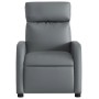 Sillón reclinable de cuero sintético gris de , Sillones - Ref: Foro24-374186, Precio: 213,72 €, Descuento: %