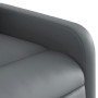 Sillón reclinable de cuero sintético gris de , Sillones - Ref: Foro24-374186, Precio: 213,72 €, Descuento: %