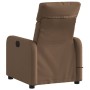 Sillón reclinable con masaje de tela marrón de , Sillones - Ref: Foro24-374178, Precio: 208,25 €, Descuento: %