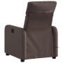 Reclining massage armchair in brown synthetic leather by , Armchairs - Ref: Foro24-374192, Price: 188,28 €, Discount: %