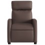 Sillón de masaje reclinable cuero sintético marrón de , Sillones - Ref: Foro24-374192, Precio: 189,63 €, Descuento: %