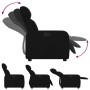 Sillón reclinable de tela negro de , Sillones - Ref: Foro24-374167, Precio: 203,99 €, Descuento: %