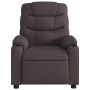 Sillón reclinable de tela marrón oscuro de , Sillones - Ref: Foro24-374152, Precio: 220,10 €, Descuento: %