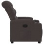 Sillón reclinable de tela marrón oscuro de , Sillones - Ref: Foro24-374152, Precio: 220,10 €, Descuento: %