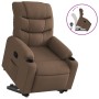 Sillón reclinable elevable de tela marrón de , Sillones - Ref: Foro24-3206649, Precio: 378,99 €, Descuento: %