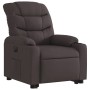 Sillón eléctrico reclinable elevable de tela marrón oscuro de , Sillones - Ref: Foro24-3206668, Precio: 312,10 €, Descuento: %