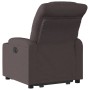 Sillón eléctrico reclinable elevable de tela marrón oscuro de , Sillones - Ref: Foro24-3206668, Precio: 312,10 €, Descuento: %