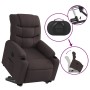 Sillón eléctrico reclinable elevable de tela marrón oscuro de , Sillones - Ref: Foro24-3206668, Precio: 312,10 €, Descuento: %