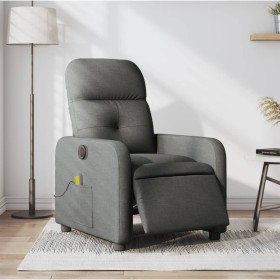 Dark gray electric massage recliner chair by , Armchairs - Ref: Foro24-3206787, Price: 225,21 €, Discount: %