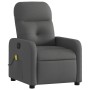 Sillón reclinable de masaje eléctrico tela gris oscuro de , Sillones - Ref: Foro24-3206787, Precio: 238,85 €, Descuento: %