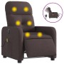 Dark brown electric massage recliner chair by , Armchairs - Ref: Foro24-3206791, Price: 271,99 €, Discount: %